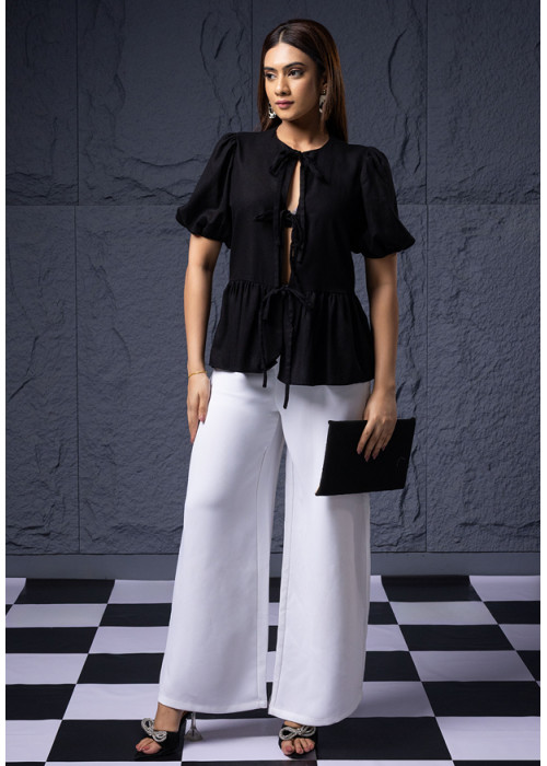 ANDREA FRONT KNOT BLOUSE